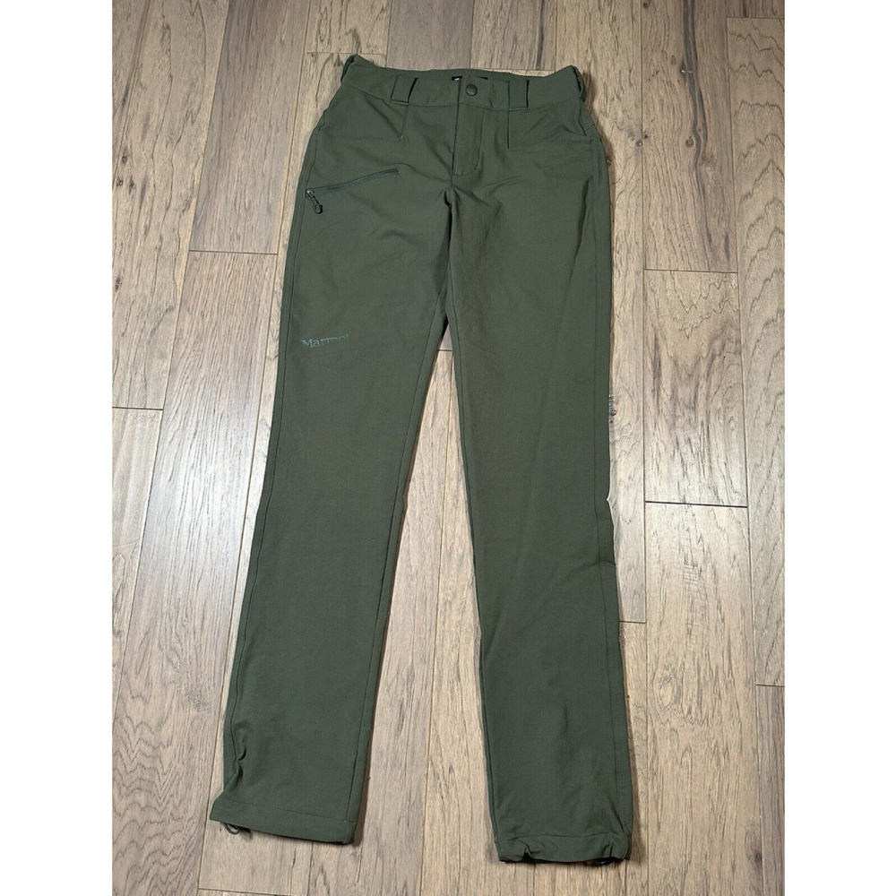 Marmot Women's Hiking Outdoor Water Resistant Pant Green Size 2